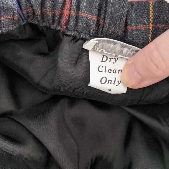 Boston Traveler Vintage Gray Multicolor Wool Skirt - Picture 6 of 6